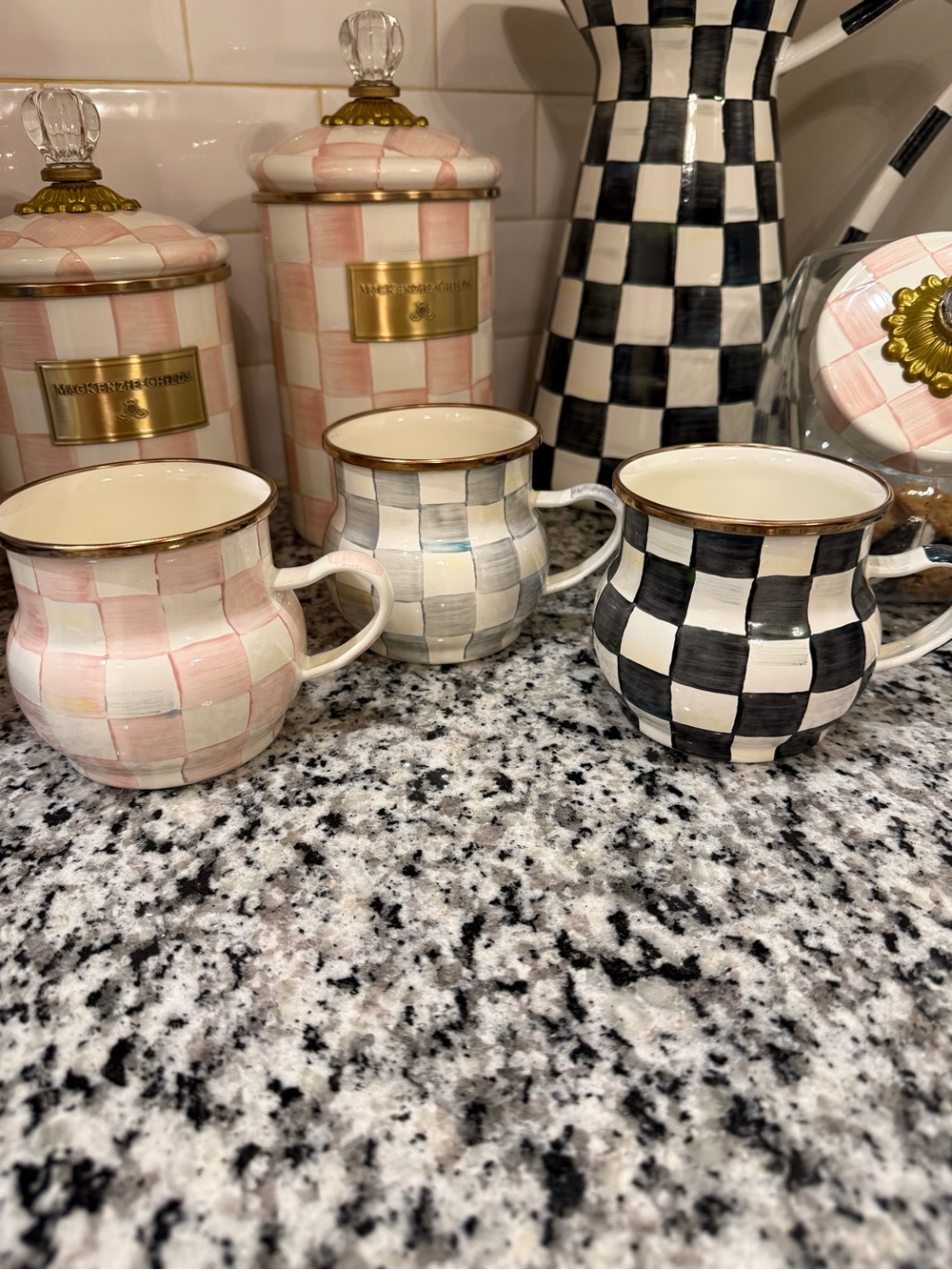 Mackenzie Child Coffee Mugs Set of 3